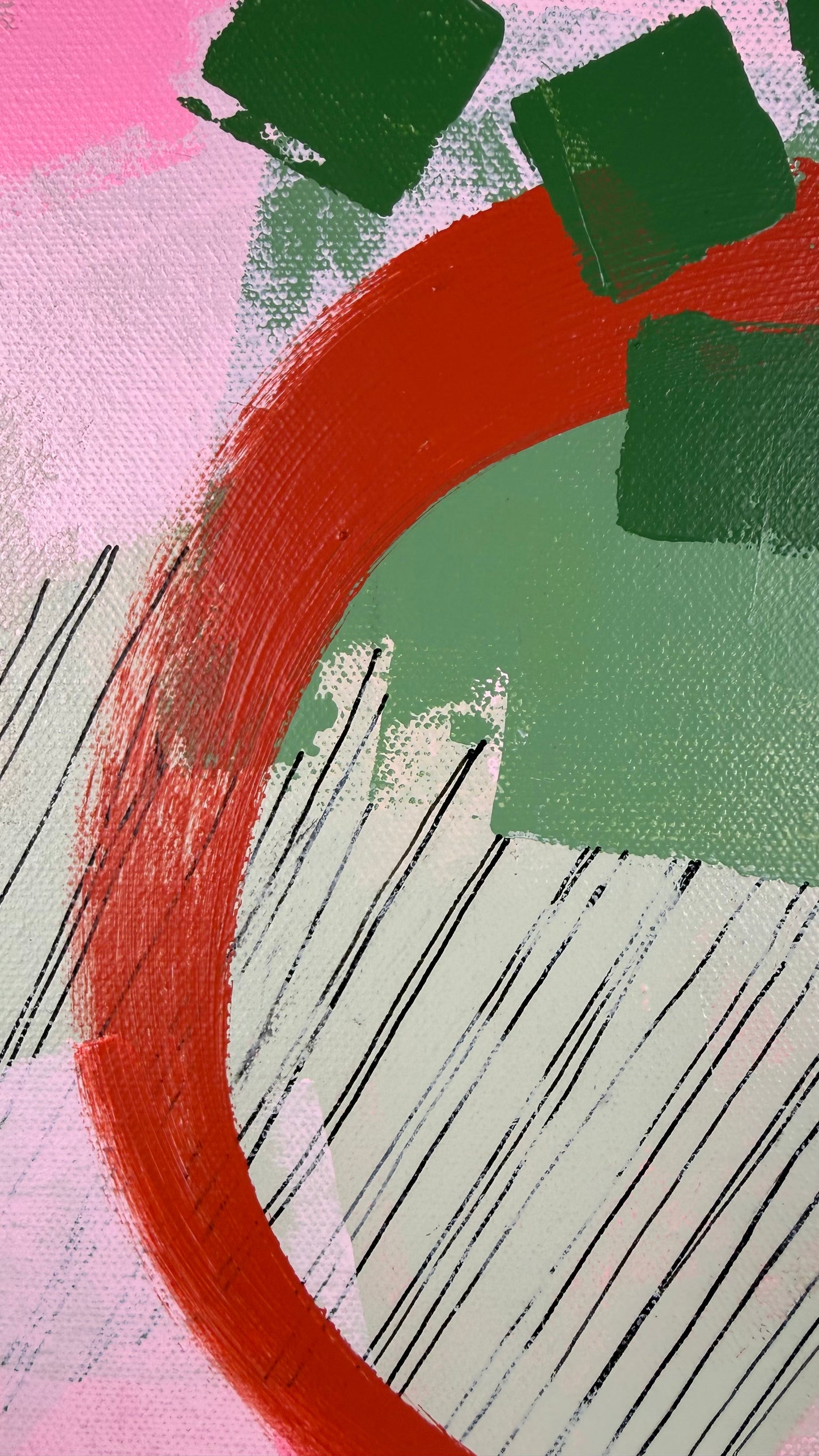 One Big Beautiful Life 2 – 24x24 Original Abstract Acrylic Painting on gallery wrap canvas by Nikki Braun | Bold Modern Wall Art