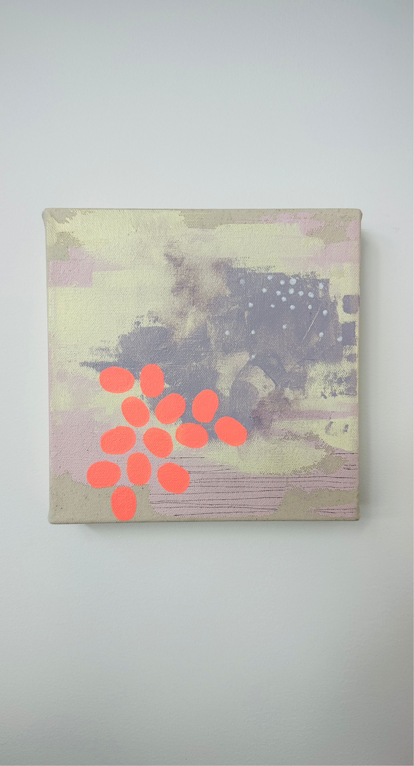 July 26 – 8x8 Original Abstract Acrylic Painting on Gallery Wrap Canvas by Nikki Braun | Bold Modern Wall Art