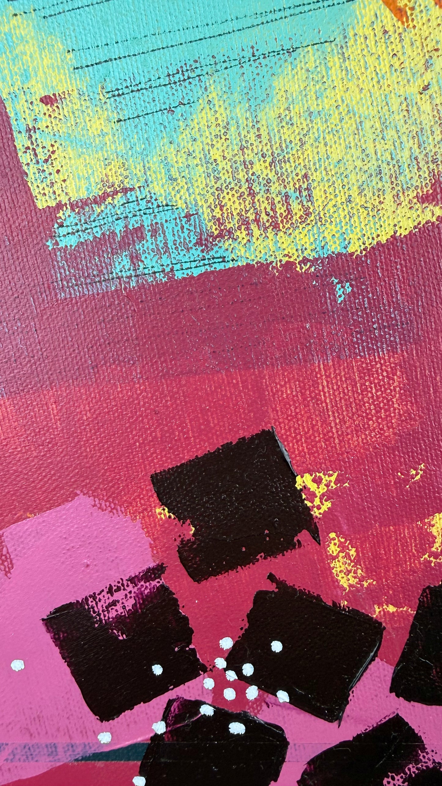 Limitless – 12x12  Original Abstract Acrylic Painting on gallery wrap canvas by Nikki Braun | Bold Modern Wall Art